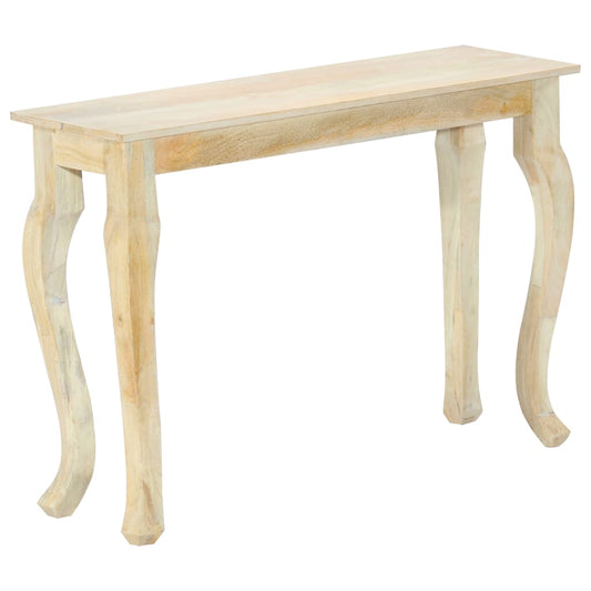 Konzolový Stolek 110 X 35 X 77 Cm Masivní Mangovníkové Dřevo