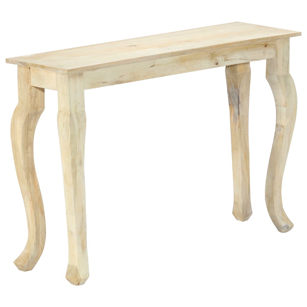 Konzolový Stolek 110 X 35 X 77 Cm Masivní Mangovníkové Dřevo