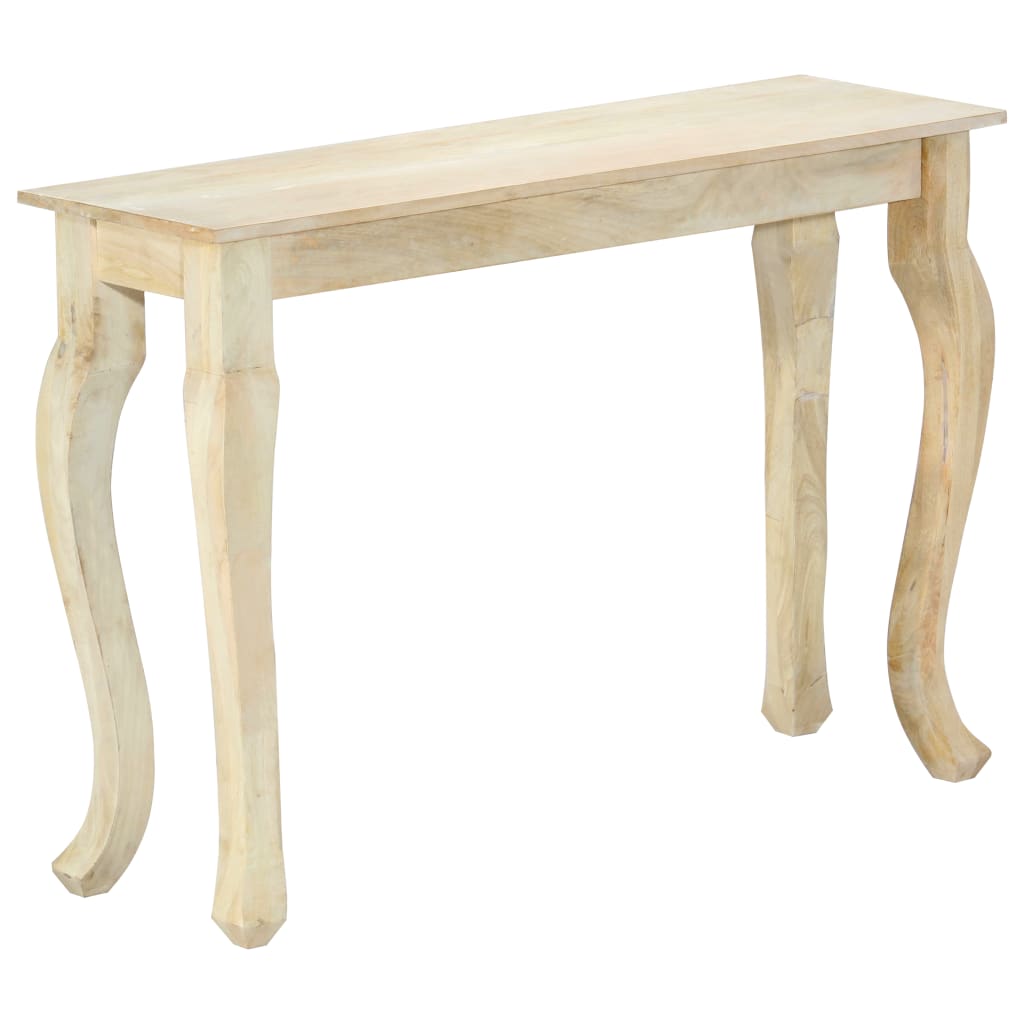 Konzolový Stolek 110 X 35 X 77 Cm Masivní Mangovníkové Dřevo