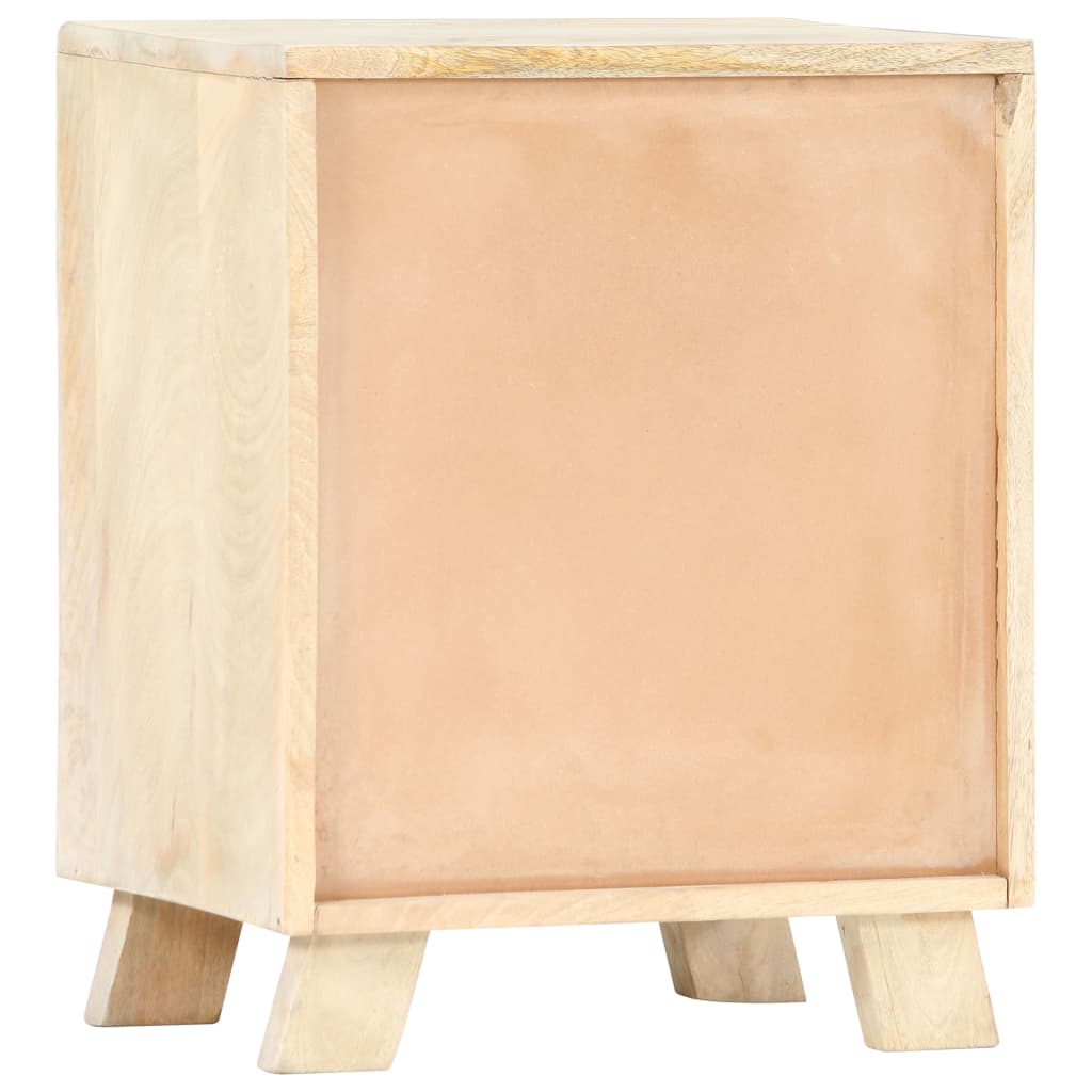Noční Stolek 40 X 30 X 50 Cm Masivní Mangovníkové Dřevo