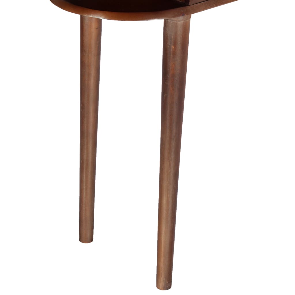 Konzolový Stolek 110 X 35 X 76 Cm Masivní Akáciové Dřevo