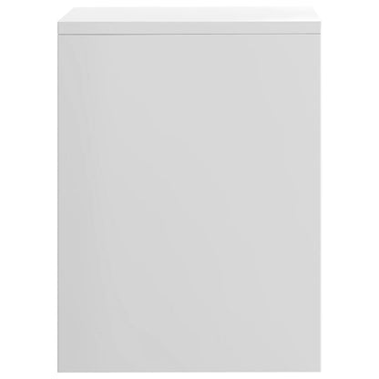 Noční Stolky 2 Ks Bílé Vysoký Lesk 40X30X40 Cm Kompozitní Dřevo