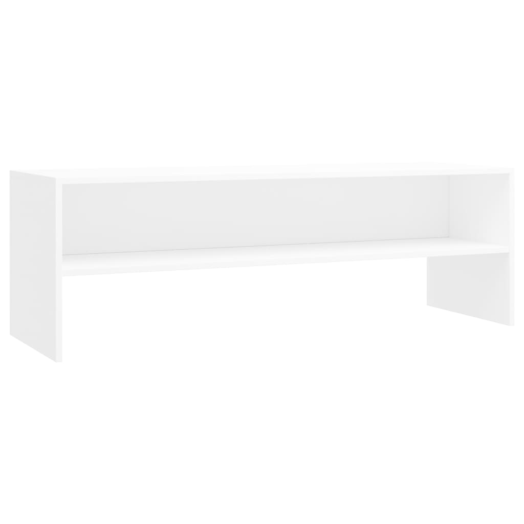 Tv Stolek Bílý 120 X 40 X 40 Cm Kompozitní Dřevo