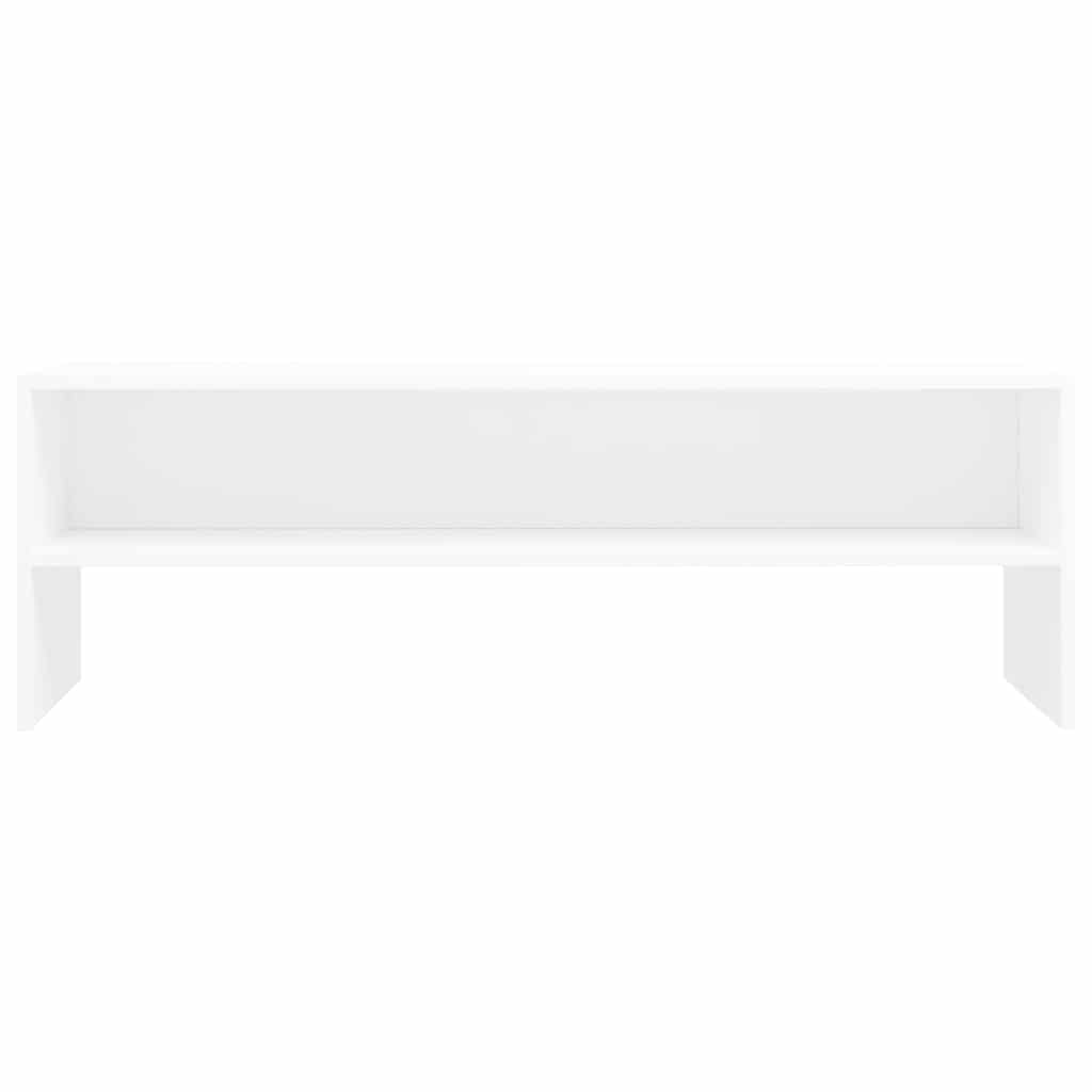 Tv Stolek Bílý 120 X 40 X 40 Cm Kompozitní Dřevo