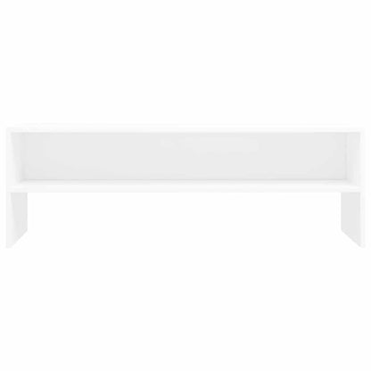 Tv Stolek Bílý 120 X 40 X 40 Cm Kompozitní Dřevo