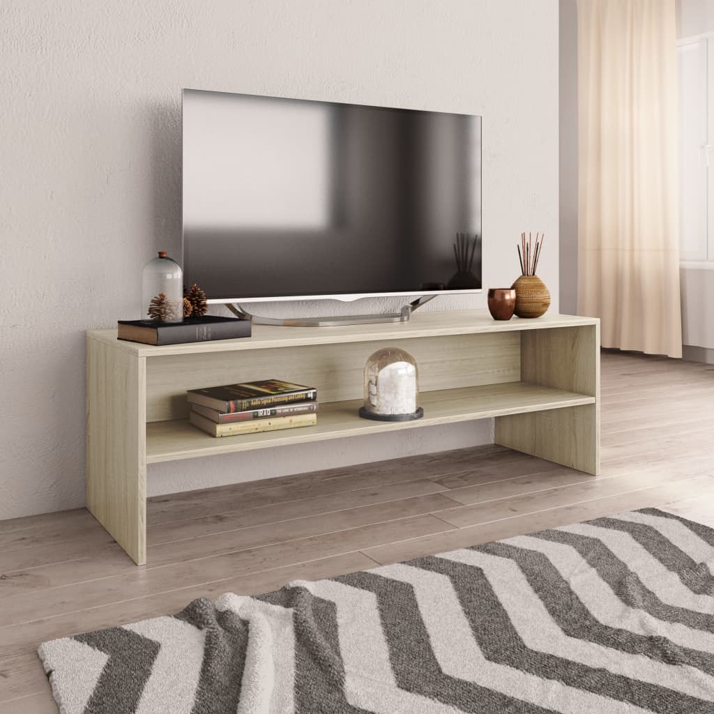 Tv Stolek Bílý 120 X 40 X 40 Cm Kompozitní Dřevo