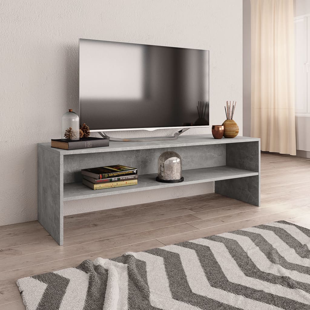 Tv Stolek Bílý 120 X 40 X 40 Cm Kompozitní Dřevo