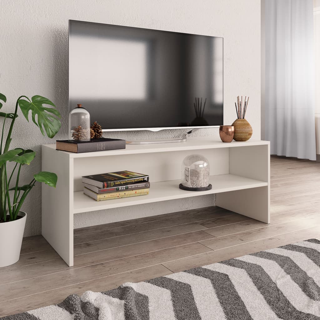 Tv Skříňka Šedá Sonoma 100 X 40 X 40 Cm Kompozitní Dřevo
