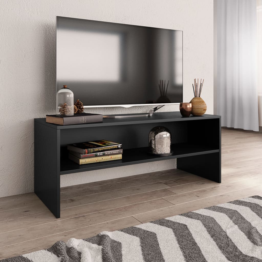 Tv Skříňka Šedá Sonoma 100 X 40 X 40 Cm Kompozitní Dřevo