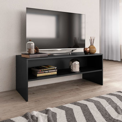 Tv Skříňka Šedá Sonoma 100 X 40 X 40 Cm Kompozitní Dřevo