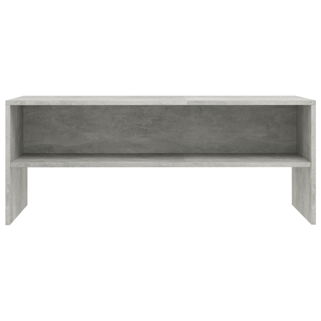 Tv Stolek Šedý 100 X 40 X 40 Cm Kompozitní Dřevo