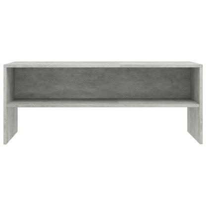 Tv Stolek Šedý 100 X 40 X 40 Cm Kompozitní Dřevo