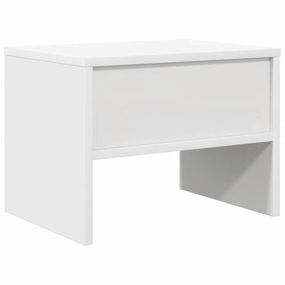 Noční Stolky 2 Ks Bílé 40 X 30 X 30 Cm Kompozitní Dřevo
