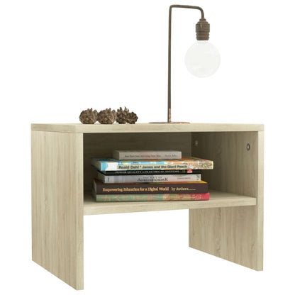 Noční Stolky 2 Ks Dub Sonoma 40 X 30 X 30 Cm Kompozitní Dřevo