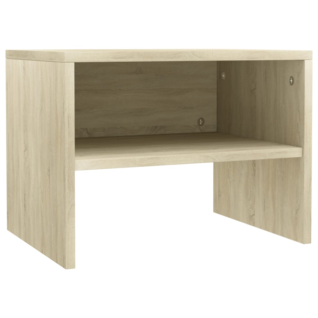 Noční Stolky 2 Ks Dub Sonoma 40 X 30 X 30 Cm Kompozitní Dřevo