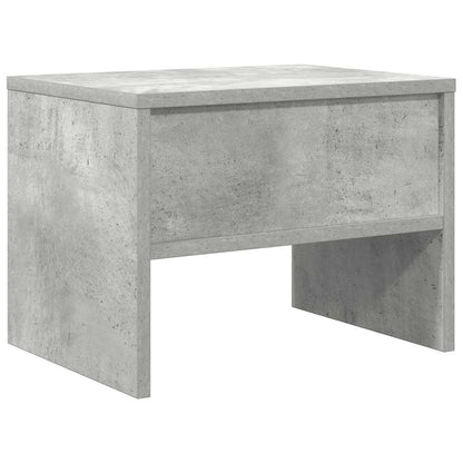 Noční Stolek Betonově Šedý 40 X 30 X 30 Cm Kompozitní Dřevo