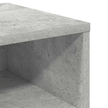 Noční Stolek Betonově Šedý 40 X 30 X 30 Cm Kompozitní Dřevo