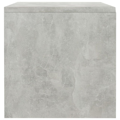 Noční Stolky 2 Ks Betonově Šedé 40X30X30 Cm Kompozitní Dřevo