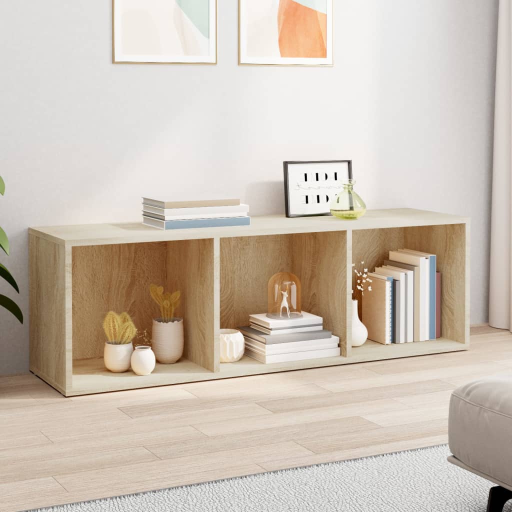 Knihovna / Tv Stolek Dub Sonoma 36 X 30 X 114 Cm Dřevotříska