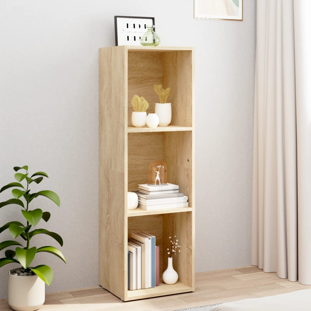 Knihovna / Tv Stolek Dub Sonoma 36 X 30 X 114 Cm Dřevotříska
