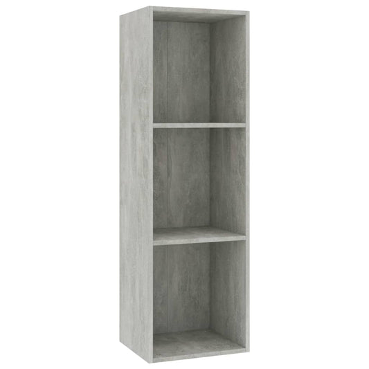 Knihovna/Tv Skříňka Betonově Šedá 36X30X114 Cm Kompozitní Dřevo