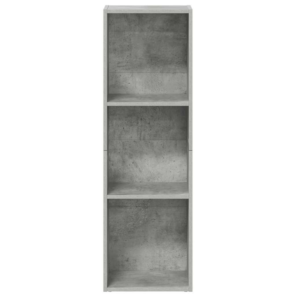 Knihovna/Tv Skříňka Betonově Šedá 36X30X114 Cm Kompozitní Dřevo