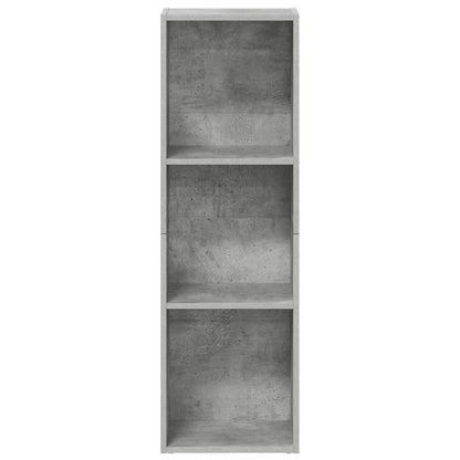 Knihovna/Tv Skříňka Betonově Šedá 36X30X114 Cm Kompozitní Dřevo
