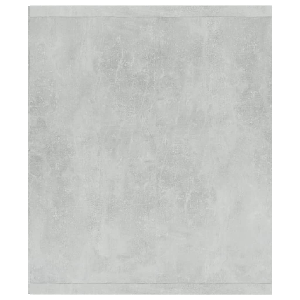 Knihovna/Tv Skříňka Betonově Šedá 36X30X114 Cm Kompozitní Dřevo