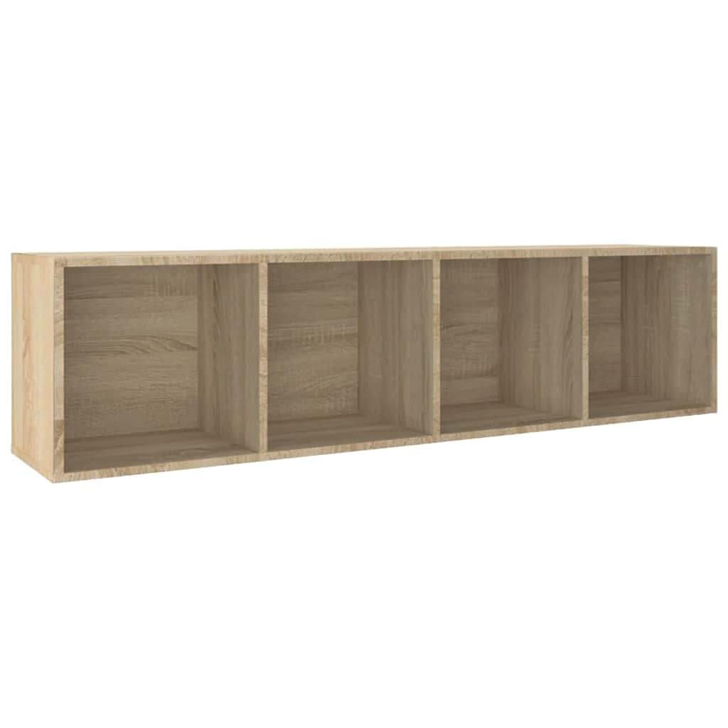 Knihovna / Tv Skříňka Dub Sonoma 36X30X143 Cm Kompozitní Dřevo