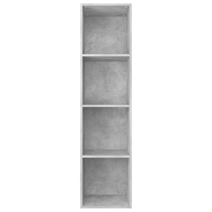 Knihovna/Tv Skříňka Betonově Šedá 36X30X143 Cm Kompozitní Dřevo