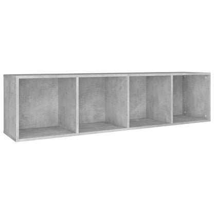 Knihovna/Tv Skříňka Betonově Šedá 36X30X143 Cm Kompozitní Dřevo