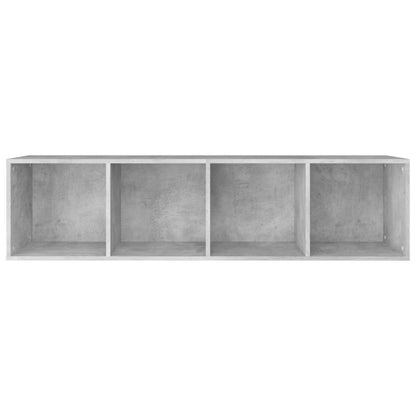 Knihovna/Tv Skříňka Betonově Šedá 36X30X143 Cm Kompozitní Dřevo