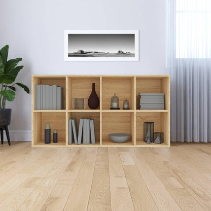 Knihovna/Příborník Dub Sonoma 66 X 30 X 130 Cm Kompozitní Dřevo