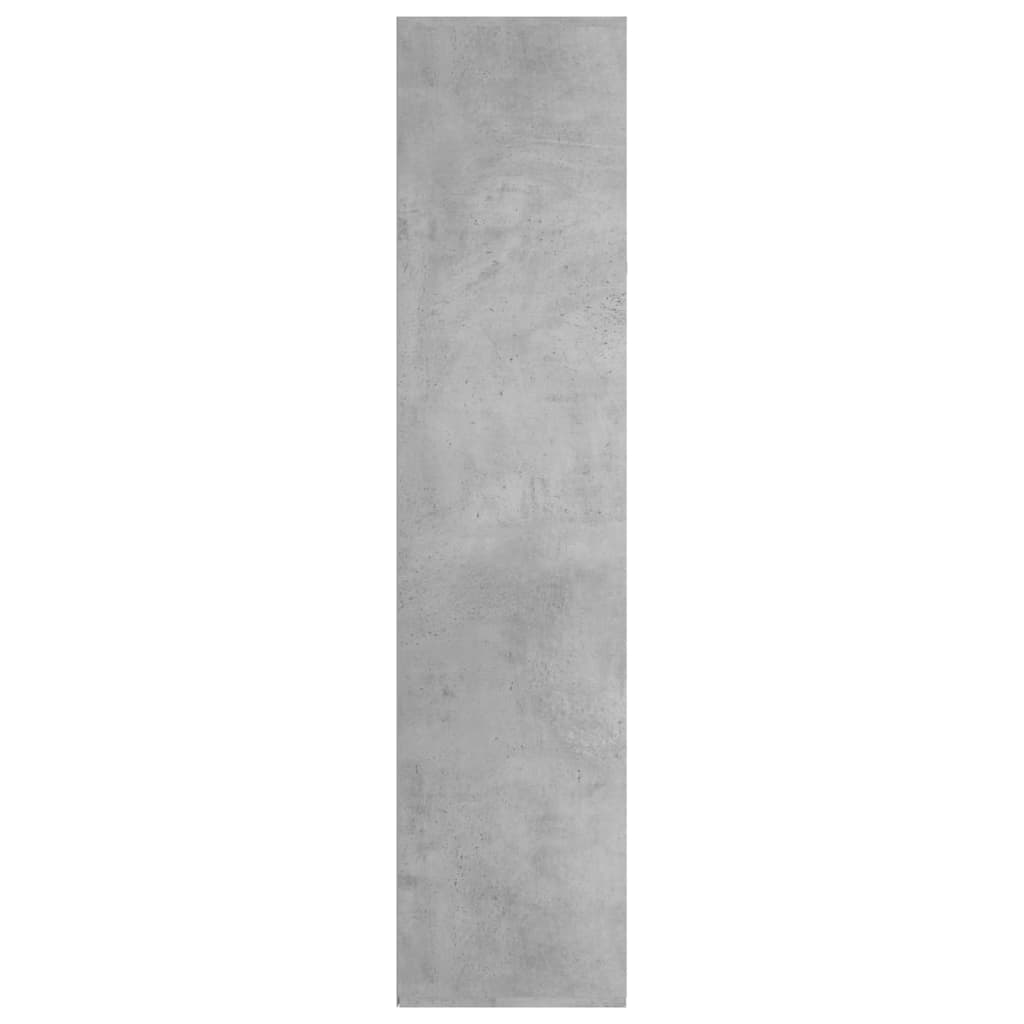 Knihovna/Příborník Betonově Šedá 66X30X130 Cm Kompozitní Dřevo