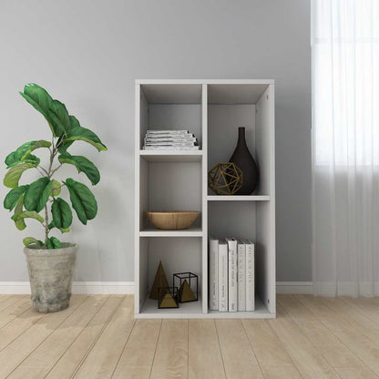 Knihovna/Příborník Betonově Šedá 50X25X80 Cm Kompozitní Dřevo