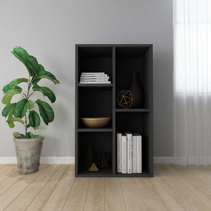 Knihovna/Příborník Betonově Šedá 50X25X80 Cm Kompozitní Dřevo