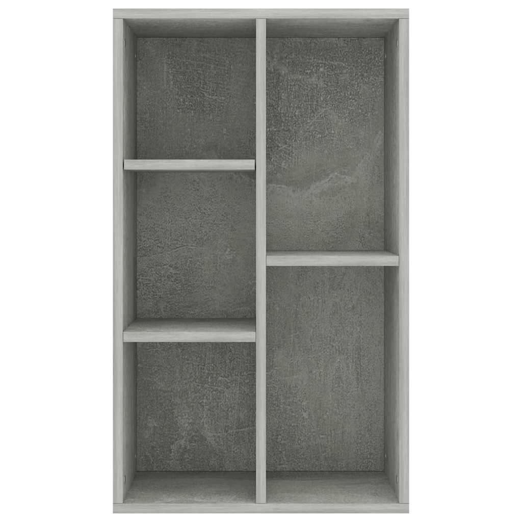 Knihovna/Příborník Betonově Šedá 50X25X80 Cm Kompozitní Dřevo