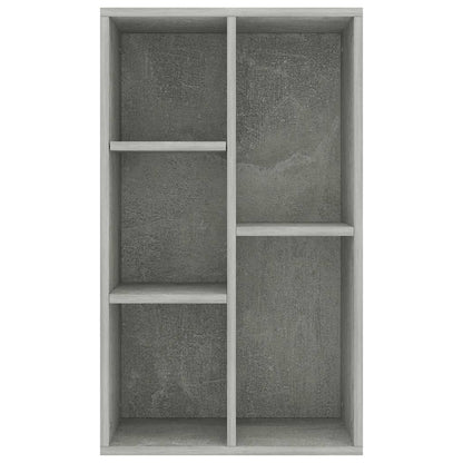 Knihovna/Příborník Betonově Šedá 50X25X80 Cm Kompozitní Dřevo