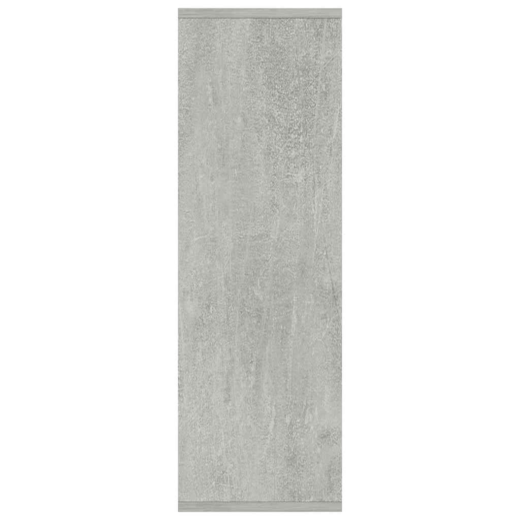 Knihovna/Příborník Betonově Šedá 50X25X80 Cm Kompozitní Dřevo
