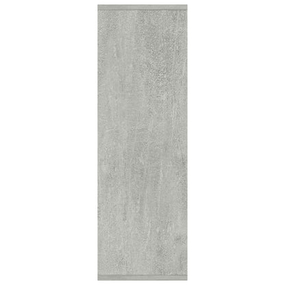 Knihovna/Příborník Betonově Šedá 50X25X80 Cm Kompozitní Dřevo