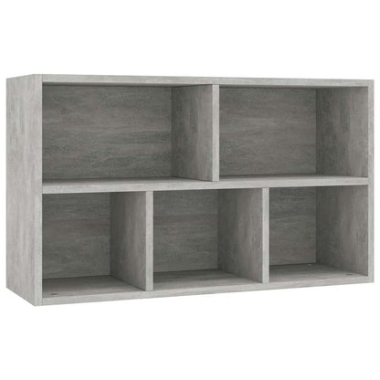 Knihovna/Příborník Betonově Šedá 50X25X80 Cm Kompozitní Dřevo