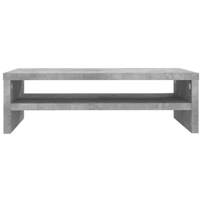 Stojan Na Monitor Betonově Šedý 42X24X13 Cm Kompozitní Dřevo