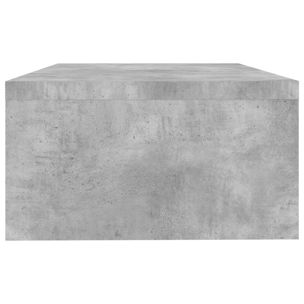 Stojan Na Monitor Betonově Šedý 42X24X13 Cm Kompozitní Dřevo