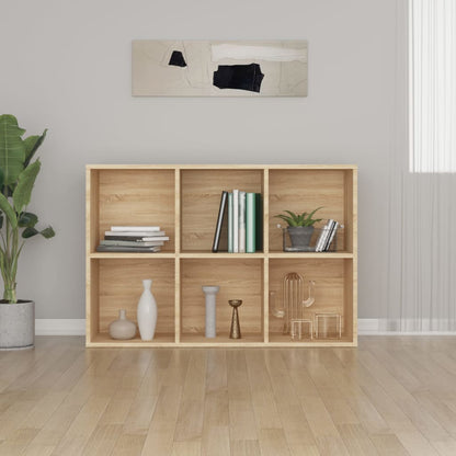 Knihovna/Příborník Dub Sonoma 66X30X98 Cm Kompozitní Dřevo