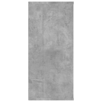 Knihovna/Příborník Betonově Šedá 66X30X98 Cm Kompozitní Dřevo
