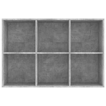 Knihovna/Příborník Betonově Šedá 66X30X98 Cm Kompozitní Dřevo