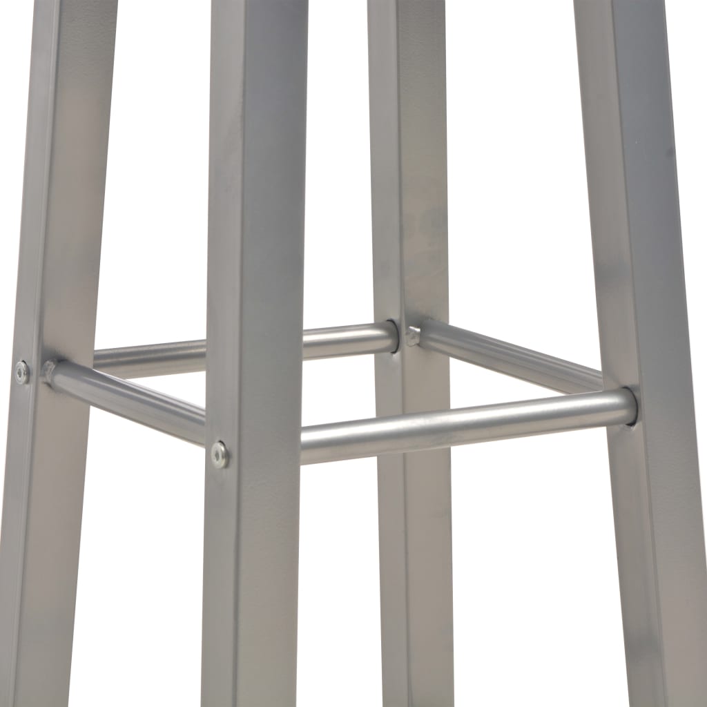 Barové Stoličky 2 Ks Antracitové Mdf