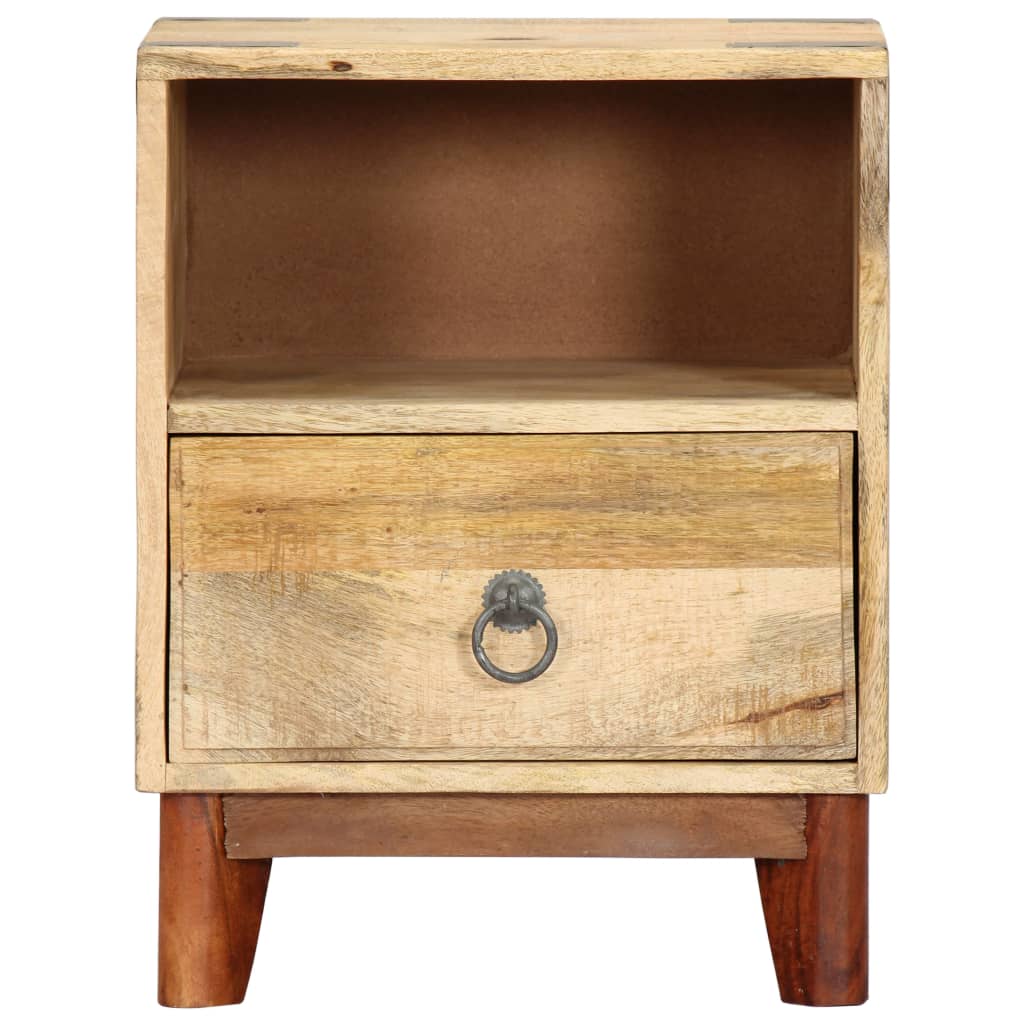 Noční Stolek 40 X 30 X 52 Cm Masivní Hrubý Mangovník