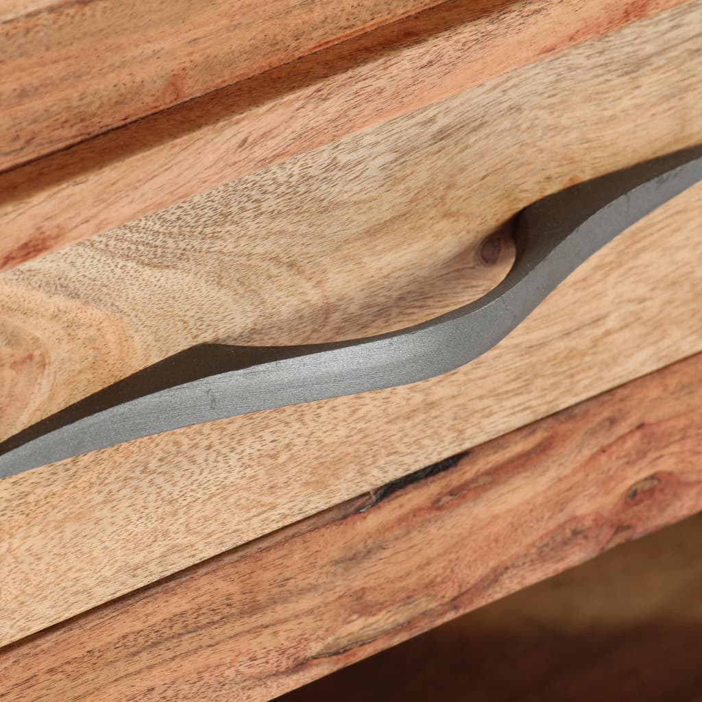 Konferenční Stolek 110 X 52 X 45 Cm Masivní Akáciové Dřevo