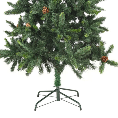 Umělý Vánoční Stromek Se Šiškami Zelený 180 Cm